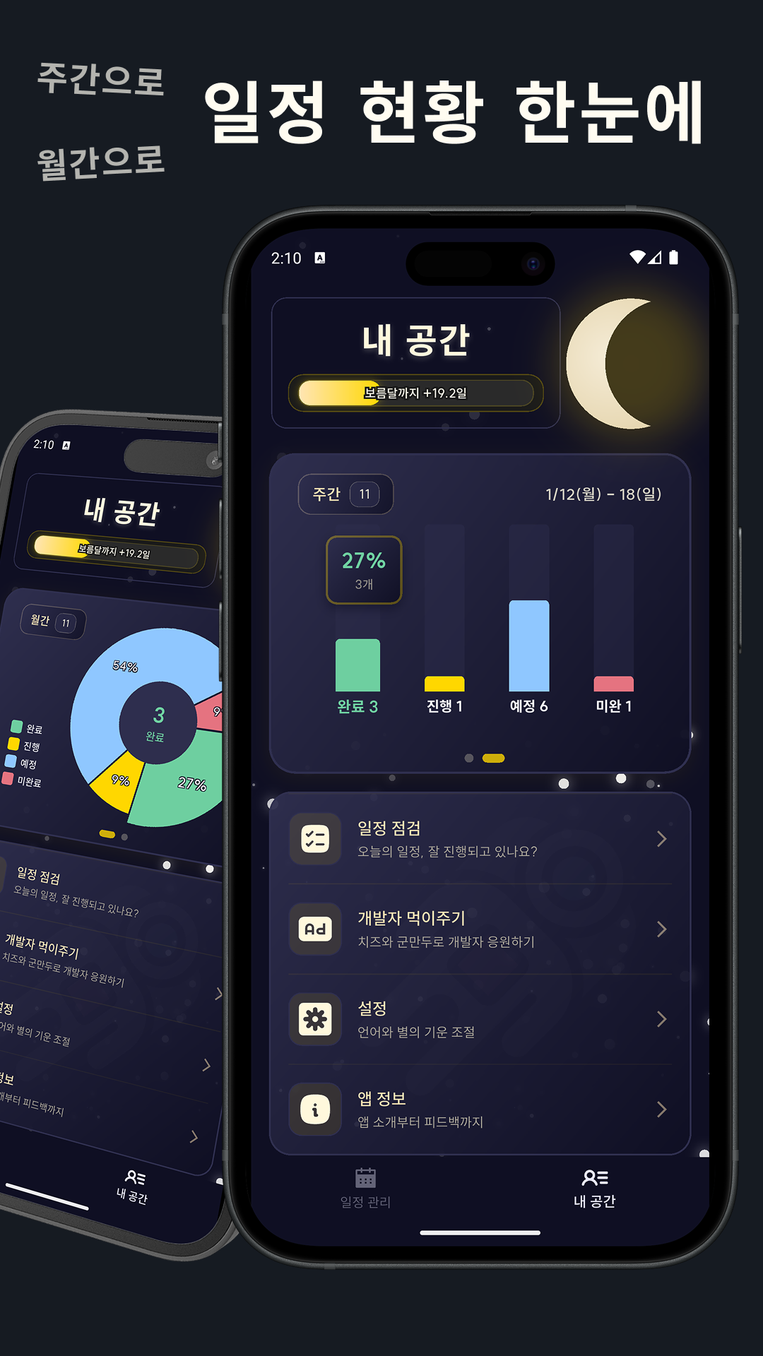 일정 현황